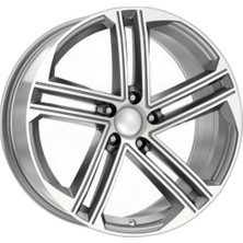 AKD-DX381-01 22 Inç 5X120 Range Rover Sport Uyumlu ET44.5 72.6 Black  22 Inç Jant Takımı (4 Adet)