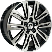 AKD-GX302-01 21 Inç 5X130 Porsche Cayenne Uyumlu ET50 71.6 Black Finished  21 Inç Jant Takımı (4 Adet)