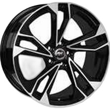 AKD-GX02S5003-03-1 17 Inç 5X112 ET25 67.1 Anthracite Gilded Diamond  (Ön) 17 Inç Jant Takımı (4 Adet)