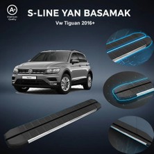 Ekolmaks Volkswagen Tiguan S-Line Premium Krom Yan Basamak 2016 Sonrası