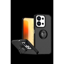 Redmi 15C 4g Montreal Yüzüklü Silikon Kapak - Siyah