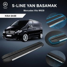 Ekolmaks Mercedes Vito W639 Kısa S-Line Premium Krom Yan Basamak 2004-2014
