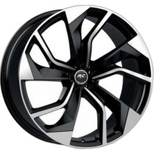 AKD-AKX-720-02 16 Inç 4X100 Clio Symbol Megane Sandero Uyumlu ET40 60.1 Black  16 Inç Jant Takımı (4 Adet)