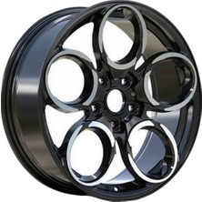 AKD-DX123-02 15 Inç 4X108 Peugeot 208 301 Citroen C-Elysée Uyumlu ET20 65.1 S  15 Inç Jant Takımı (4 Adet)