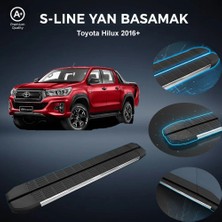 Ekolmaks Toyota Hilux S-Line Premium Krom Yan Basamak 2016 Sonrası