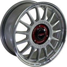 AKD-DX104227-02 18 Inç 5X100 Polo Ibiza Uyumlu ET45 67.1 Gun Metal  18 Inç Jant Takımı (4 Adet)