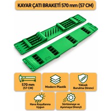 Belirtilmemiş Dorse/treyler Çatı Katlama Plakası (Kayar Çatı Braketi) 570 mm