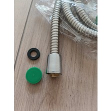 Cermix Duş Ahize Hortumu Krom Spiral Iç Boru Çelik Zırhlı 140 cm