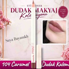 Stilyoner Gratis™ 104 Caramel Dudak Kalemi Suya Dayanıklı Kalıcı Favori Caramel Rengi Kusursuz Makyaj