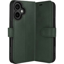 iPhone 17 Trend S Plus Kapaklı Kılıf - Yeşil
