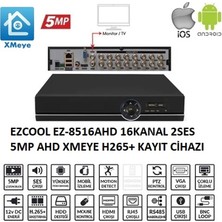 Ezcool EZ-8516AHD 16 Kanal 5 Mp 1hdd Xmeye Kayıt Cihazı