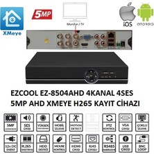 Ezcool EZ-8504AHD 4 Kanal 5 Mp 1hdd Xmeye Kayıt Cihazı