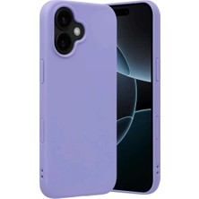 iPhone 17 Nano Içi Kadife Silikon - Lila