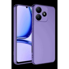 Realme C61 Kılıf First Silikon - Lila