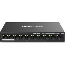 TP-Link Tp-Lınk Mercusys MS110P 10 Port Mbit 8 Port Poe+ 65W 2xmbit Uplink Desktop Yönetilemez Çelik Kasa Sw
