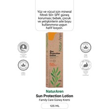 Naturaren Güneş Koruyucu Losyon (Aile Koruması) SPF 50+ 125 ML