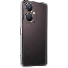 Y27 Kılıf Razer Lensli Silikon - Gümüş