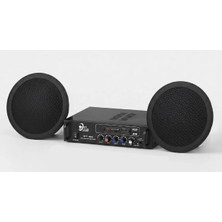 Eagletech Cafe ve Ofisler Için Hazır Ses Paketi: 2'li Tavan Hoparlör ve Bluetooth Amfi Seti
