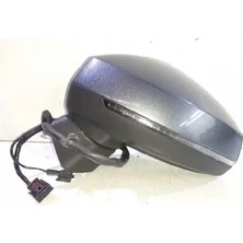 Viewmax Audi A3 2013-2020 Dış Dikiz Aynası Sol Otomatik Katlanır - Astarlı (Hatchback) (12 Pin) (Oem NO:8V1857409G)