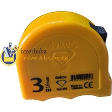 Dekor 294 3 M x 16 mm Şerit Metre 12 Adet
