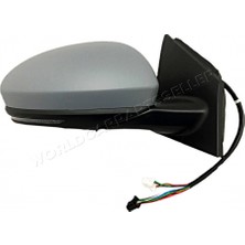 Viewmax Renault Megane Iv 2016- Dış Dikiz Aynası Sağ Elektrikli Isıtmalı, Yanıp Söner, Astarlı Kapak, Sıcaklık. Sensör, Dısbükey Cam  (Oem NO:963019417R)