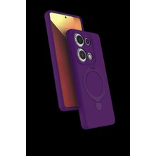 Redmi Note 13 Pro 4g Regal Magsafe Standlı Kapak - Derin Mor