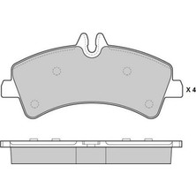 Mercedes-Benz Sprinter 2006-2009 Fren Balata Arka Fisli A004 420 8120 Nextpart