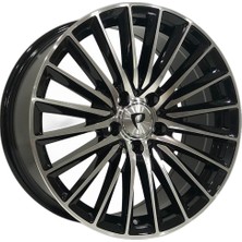 AKD-A5909-12 17 Inç 5X112 Mercedes C E Cla Passat Uyumlu ET45 66.56 Bm 17 Inç Jant Takımı (4 Adet)