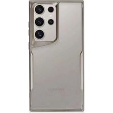 Galaxy S24 Ultra Kılıf Boyi Silikon Kapak - Titan Gri