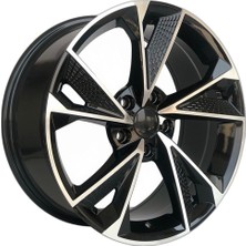 AKD-ADY807-09 17 Inç 5X114.3 Megane Corolla Qashqai Kadjar Uyumlu ET35 73.1 Bm 17 Inç Jant Takımı (4 Adet)