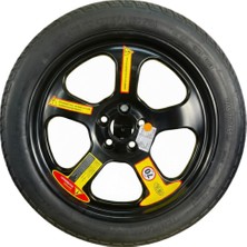 AKD-G5112-01 16 Inç 5X112 Golf Passat Mercedes C Octavia Uyumlu 67.1 Stepne Jant