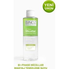 Sinoz Çift Fazlı Micellar Makyaj Temizleme Suyu 200 ml (Suya Dayanıklı Makyaj)