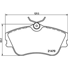 Vw Transporter 1990-2003 Fren Balata Ön 701 698 151 D Nextpart