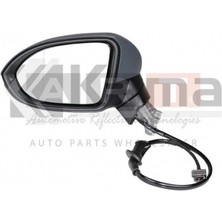 Viewmax Vw Passat 2013- Dış Dikiz Aynası Sol Astarlı-Otomatik Katlamalı (17 Pın) (Oem NO:3G1857507BK)