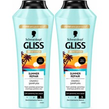 Gliss Summer Repair Onarıcı Şampuan 400 ml * 2 Adet