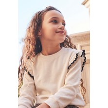 Cigit Sweatshirt 4-12 Yaş Ekru
