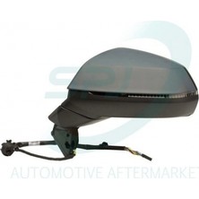 Viewmax Audi A3 2010-2013 Dış Dikiz Aynası Sol Elektrikli Isıtmalı Astarlı Sinyalli (3 Kapılı) (8 Pin) (Oem NO:8P1858531FB)