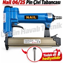 Nail 06/25 Pin Çivi Tabancası - Yedek Dil Hediyeli