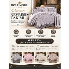 Role Model Store 10 Parça Çift Kişilik Dantelli Nevresim Takımı