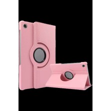 Tab M10 TB311FU Kılıf 360 Tablet Deri Kılıf - Pembe