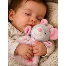 Toys Sevimli Fare Figürlü Uyku Arkadaşı Kalpli Yumuşak Peluş Bebek Oyuncağı 25 cm