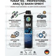 Tunap 104 Profesyonel Araç Içi Bakım ve Torpido Yenileyici Sprey
