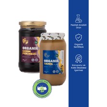 Ots Organik Tahin 950 gr ve Üzüm Pekmezi 380 gr Seti (Organik Sertifikalı, Pestisit Analizli)