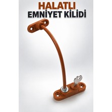 Alıç Halatlı Emniyet Kilidi – Anahtarlı Çelik Halatlı Pencere ve Kapı Güvenlik Kilidi