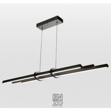 Enzo Light Cosmo Up&Down Yemek Masası Avizesi - Kumandalı Dimmerli Sarkıt Rose Gold Kumandalı Dimmerli