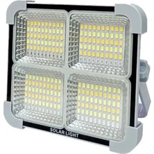 Cata CT-4698 Taşınabilir Solar Projektör IP65 Güneş Enerjili 3 Renk Modu Dimmerli ve Şarjlı LED Işık