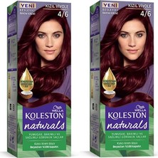 Wella Koleston Naturals Saç Boyası Kızıl Viyole 4/6 2x Paket