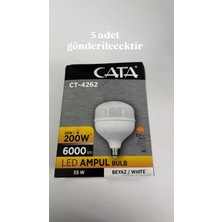 Cata CT-4262 Beyaz Işik LED Ampul (5 ADET)