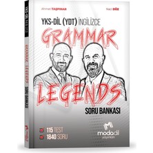 Modadil Yayınları YKSDİL (YDT) - Grammar Legends - Soru Bankası Modadil Yay