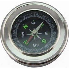 Mudanis Yuvarlak Metal Kasa Dayanıklı Pusula 80MM